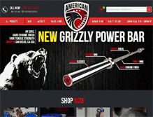 Tablet Screenshot of americanbarbell.com